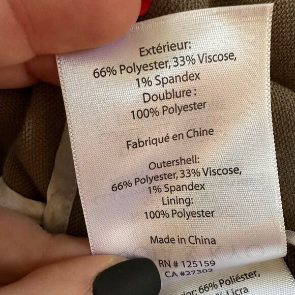 REVOLVE Soia & Kyo Sarie Draped Hooded Jacket Trench Coat Taupe XS Structured - Picture 14 of 16